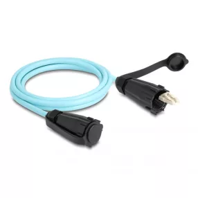   Delock Optikai szálas kábel LC Duplex - LC Duplex védő sapkával sokoldalú OM3 IP68 por és vízvédelemmel 2 m (DL-87889)