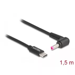   Delock Laptop töltőkábel USB Type-C  apa - HP 4,8 x 1,7 mm apa (DL-87973)