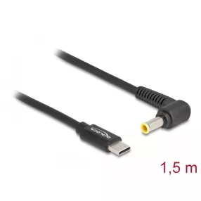   Delock Laptop töltőkábel USB Type-C  apa - Samsung 5,5 x 3,0 mm apa (DL-87980)