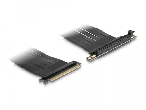 Delock PCI Expressz riser kártya x16 apa - x16 szlot 90 -os szögben kábellel 60 cm hosszú (DL-88028)