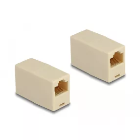 Delock Adapter RJ45 anya - RJ45 anya UTP bézs (DL-88034)