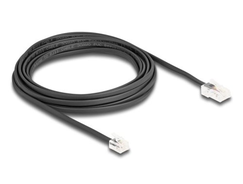 Delock Telefon kábel RJ45 apa - RJ11 apa fekete 5 m