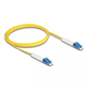   Delock Üvegszálas optikai kábel LC Duplex - LC Duplex egyszerű módozatú, OS2 hajlított, 3 m (DL-88072)