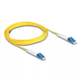   Delock Üvegszálas optikai kábel LC Duplex - LC Duplex egyszerű módozatú, OS2 hajlított, 5 m (DL-88073)