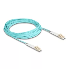   Delock Üvegszálas optikai kábel LC Duplex - LC Duplex egyszerű többszörös, OM3 hajlított, 10 m (DL-88083)