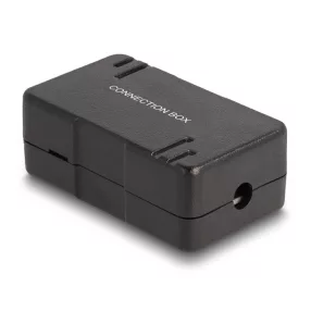   Delock Hálózati kapcsolat doboz LSA Cat.6, fekete (DL-88132)