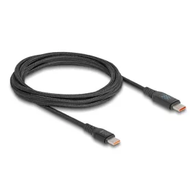   Delock USB 2.0 gyorstöltő kábel USB Type-C  apa - apa PD 3.1 140 W tápjelzővel, 1,20 m (DL-88136)