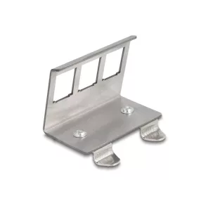   Delock Keystone fém rögzítőelem 3 porton DIN-sínhez (DL-88139)