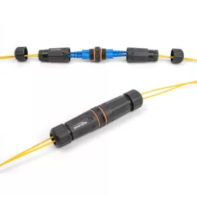   Delock Optikai szálas kábel csatlakoztató SC Duplex anya - SC Duplex anya APC M20 cérnával IP68 por és vízhatlan (DL-88148)