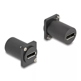   Delock D-típusú modul DisplayPort anya - anya 4K fekete (DL-88154)