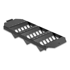   Delock Optikai szálas foglalat 18 portos SC Simplex / LC Duplex párosítókhoz fekete (DL-88163)