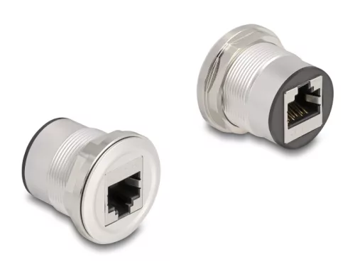 Delock RJ45 beépített anya kapcsoló Cat.6 STP alumínium (DL-88190)
