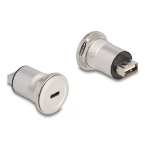   Delock USB 2.0 Type-C    A-típusú beépített anya alumínium (DL-88193)
