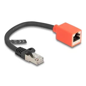   Delock RJ45 eszköz védő adapter Cat.6A S/FTP 20 cm (Elszakadás gátló adapter) (DL-88197)