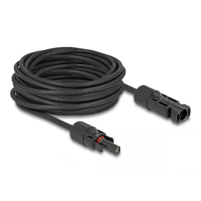 Delock DL4 Solar kábel 6 mm2 apa - anya 10 m fekete