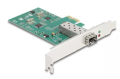 Delock PCI Express x1 Kártya - 1 x SFP bővítőhely 100Base-FX (DL-88216)