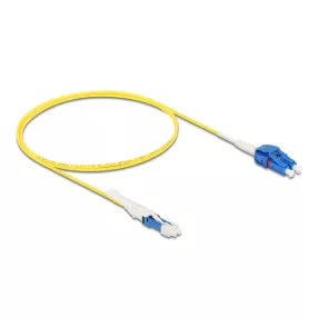   Delock Optikai szálas kábel CS apa - LC Duplex egyszeres mód G657A2 / OS2 Uniboot 1 m (DL-88299)
