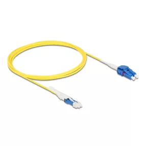   Delock Optikai szálas kábel CS apa - LC Duplex egyszeres mód G657A2 / OS2 Uniboot 2 m (DL-88306)