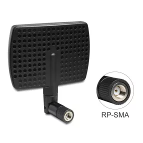   Delock WLAN antenna RP-SMA 802.11 a/b/g/n 5~7 dBi, irányítható csatlakozás (DL-88447)