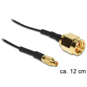   Delock MMCX csatlakozódugó > RP-SMA Jack adapter, 120 mm (DL-88471)