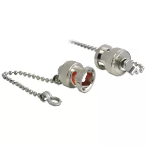   Delock BNC védőkupak anya porthoz, nikkelezett sárgarézből (DL-88489)