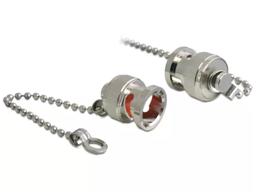 Delock BNC védőkupak anya porthoz, nikkelezett sárgarézből (DL-88489)