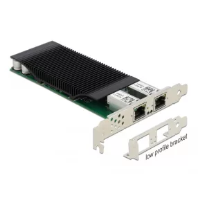   Delock PCI Express x4 kártya - 2 x Gigabit LAN PoE+ (DL-88500)