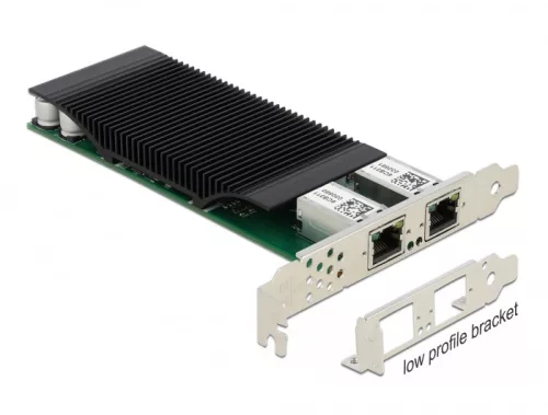 Delock PCI Express x4 kártya - 2 x Gigabit LAN PoE+ (DL-88500)