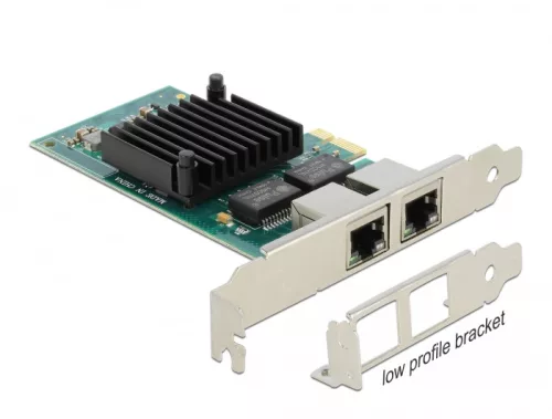 Delock PCI Express kártya - 2 x Gigabit LAN (DL-88502)