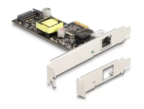Delock PCI Express x1 kártya - 1 x 2,5 Gigabit LAN PoE+ (DL-88506)