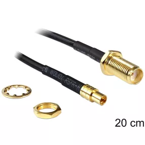 Delock SMA jack > MMCX jack, 200 mm (DL-88579)