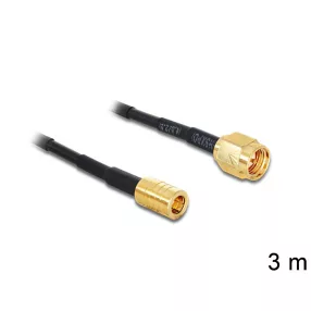 Delock SMA dugó > SMB dugó RG-174, 3 m (DL-88647)