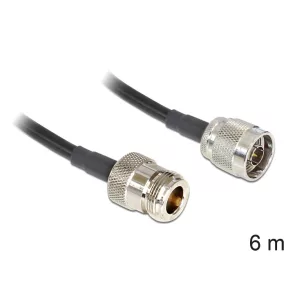 Delock N dugó > N jack LMR195, 6 m (DL-88683)