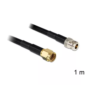 Delock RP-SMA dugó > N jack LMR195, 1 m (DL-88684)
