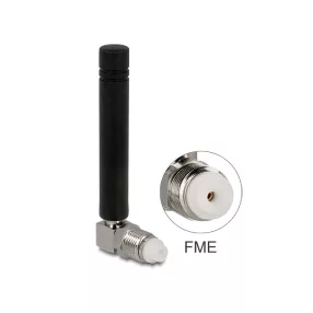   Delock GSM négysávos antenna FME 2 dBi 90  mindenirányú fix fekete (DL-88767)