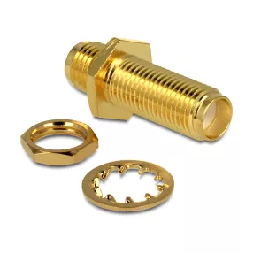   Delock adapter SMA jack > SMA jack 22,5 mm, aranyozott (DL-88779)