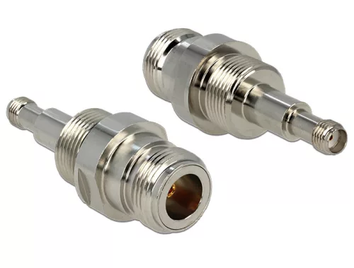 Delock Adapter N Jack > SMA Jack Bulkhead, nikkelezett (DL-88872)