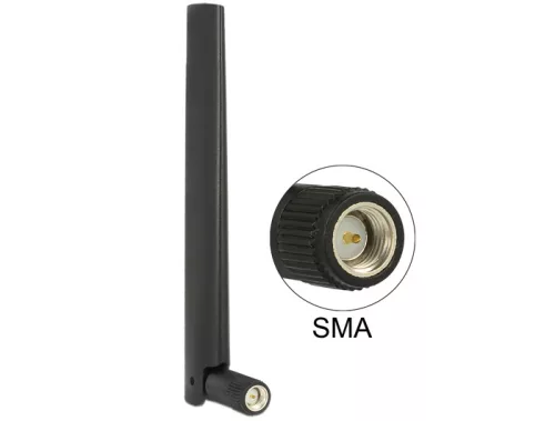 Delock ZigBee Antenna Multi Bluetooth, GSM, LTE, UMTS, WLAN IEEE 802.11 b/g/n SMA 1 ~ 4.3 dBi Omnidi (DL-88968)