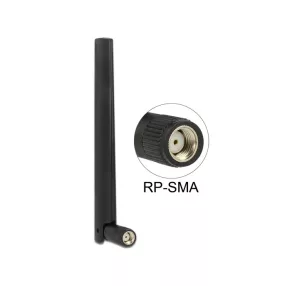   Delock ZigBee Antenna Multi Bluetooth, GSM, LTE, UMTS, WLAN IEEE 802.11 b/g/n RP-SMA 1~ 4.3 dBi omni (DL-88969)