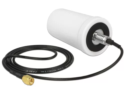 Delock GSM/UMTS antenna SMA 0,7 ~ 1,6 dBi mindenirányú fehér kültéri antenna 0,7 ~ 1,6 dBi (DL-88986)