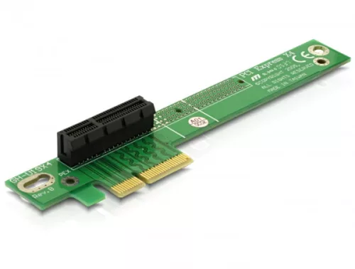 Delock emelő kártya PCI Express x4  90  elfordított, bal beillesztés (DL-89103)