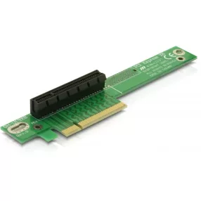  Delock emelő kártya PCI Express, x8, 90 -ban elforgatott, balos (DL-89104)