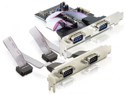 Delock PCI Express kártya 4 x soros (DL-89178)