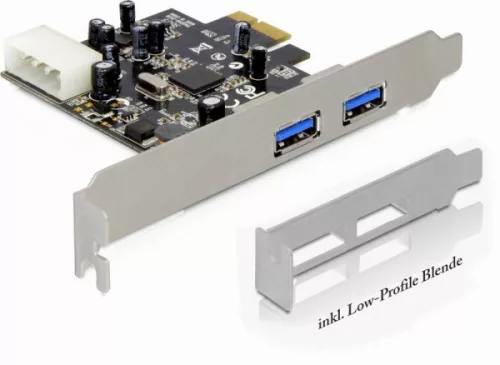 Delock PCI Express kártya > 2x USB 3.0, 5 Gbps (DL-89241)