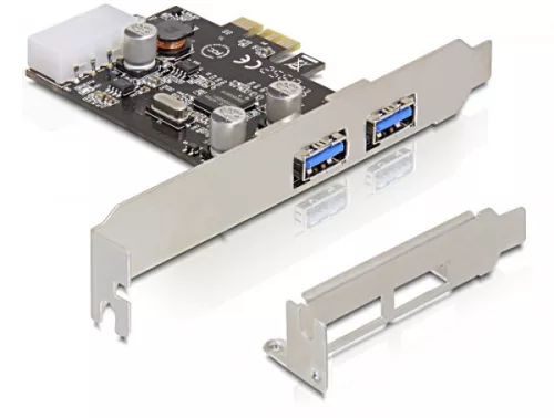 Delock PCI Express kártya > 2x USB 3.0, 5Gbps (DL-89243)
