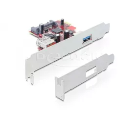   Delock PCI Express Card > 1 x külső 1 x belső USB 3.0 (DL-89273)