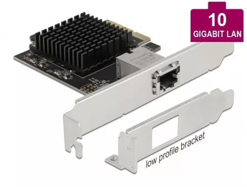 Delock PCI Express Kártya > 1 x 10 Gigabit LAN NBASE-T RJ45 (DL-89383)