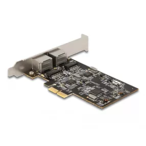  Delock PCI Express x2 kártya 2 x 2,5 Gigabit LAN i225-höz (DL-89392)