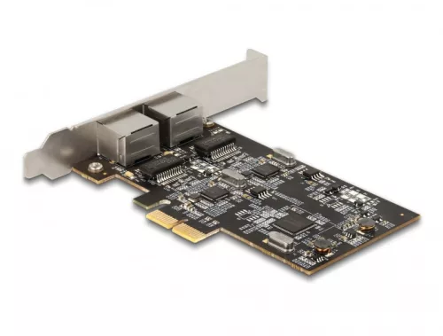 Delock PCI Express x2 kártya 2 x 2,5 Gigabit LAN i225-höz (DL-89392)