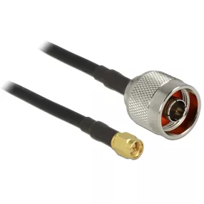   Delock antenna kábel N dugó> SMA dugó CFD200 2,5 m alacsony veszteséggel (DL-89420)